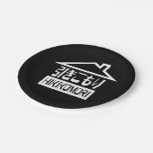 Hikikomori 引 き こ り japanischen Rekruten Pappteller (Schrägansicht)