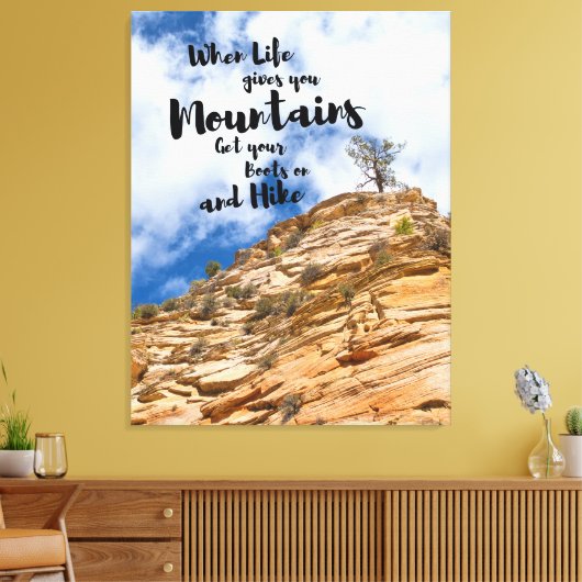 Hiking Adventure Leinwanddruck (Insitu (Wohnzimmer))