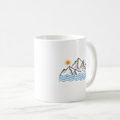 hiking and camping in mountains graphic kaffeetasse (VorderseiteRechts)