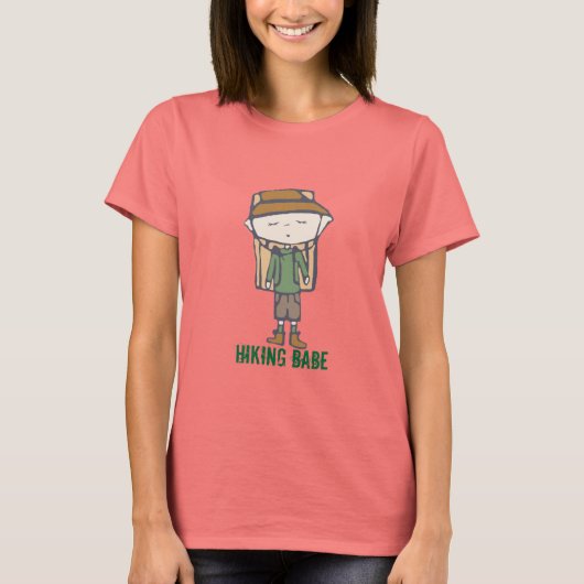 HIking babe T - Shirt (Vorderseite)
