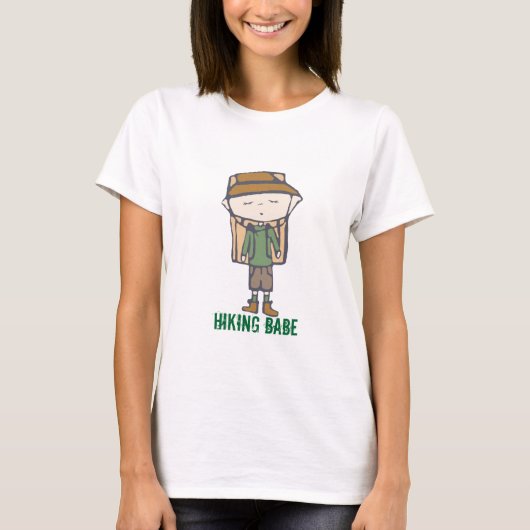 HIking babe T - Shirt (Vorderseite)