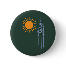 Hiking between trees graphic