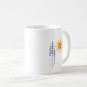 Hiking between trees graphic kaffeetasse (VorderseiteRechts)