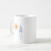 Hiking between trees graphic kaffeetasse (Vorderseite Links)