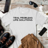 Hiking camping humor black T-Shirt