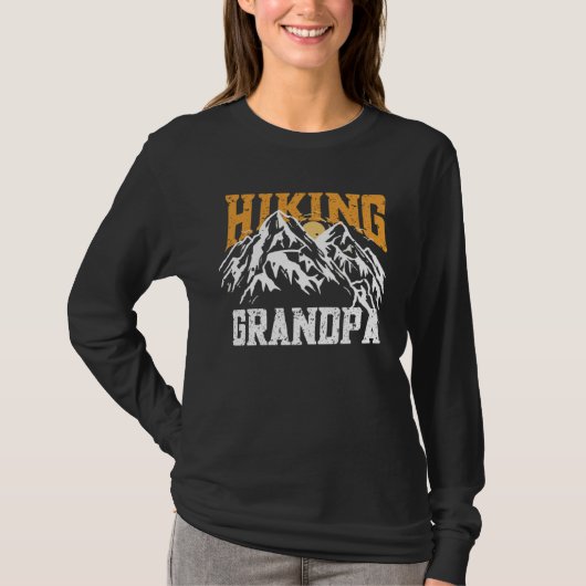 Hiking Grandpa  Hikers Hike Hiking  3 T-Shirt (Vorderseite)