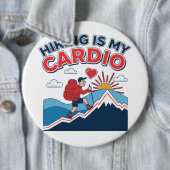 Hiking Is My Cardio Button (Beispiel)