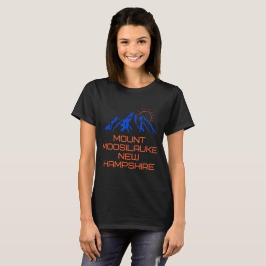 Hiking Mount Moosilauke New Hampshire Mountain Cli T-Shirt (Vorne ganz)
