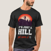 Hiking Mountain black tshirt  (Vorderseite)