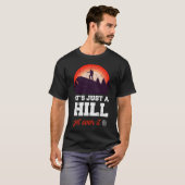 Hiking Mountain black tshirt (Vorne ganz)