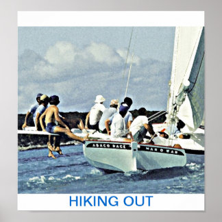 HIKING OUT ON MAN O WAR POSTER