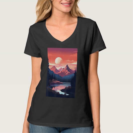 Hiking outdoor mountain T-Shirt (Vorderseite)