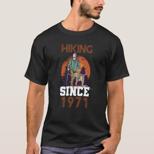 Hiking since 1971 T-Shirt (Vorderseite)