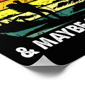 Hiking Tee For Men Women Outdoorsy Hiker Hiking  Poster (Ecke)