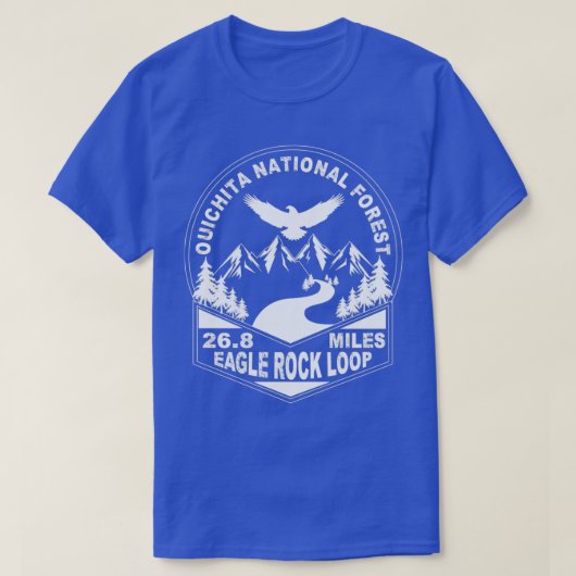 Hiking Trail Eagle Rock Loop Ouachita National For T-Shirt (Design vorne)
