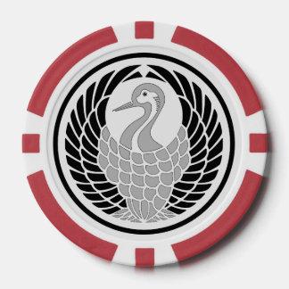 Hikosaburo I Kabuki Wappen Tsuru no Maru Mon Pokerchips