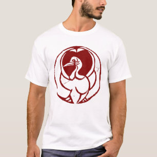 Hikosaburo Yakusha Mon - Tsura Crane Kabuki Mon T-Shirt