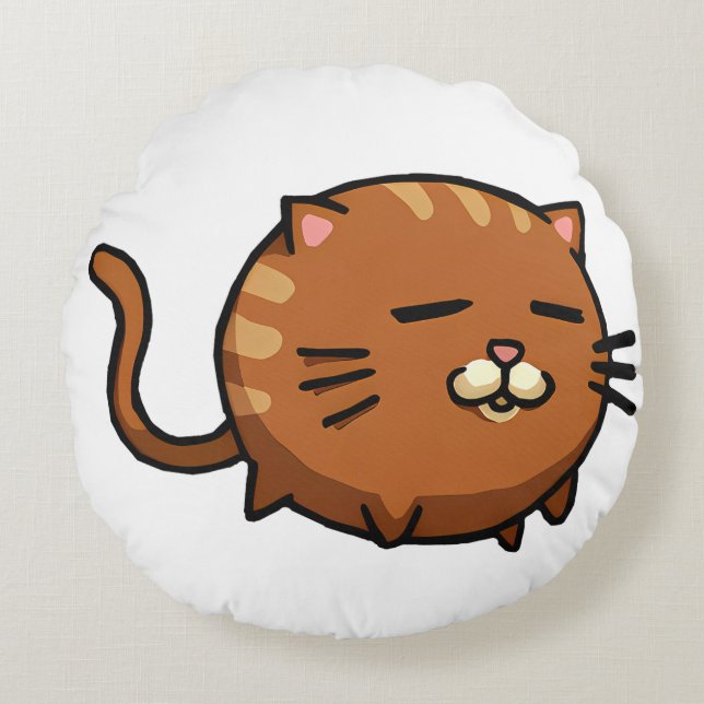 Hikousen Pillow Rundes Kissen (Vorderseite)