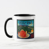 Hil Pak Orange LabelLindsay, CA Tasse (Links)