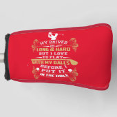 Hilarious Golf Driver Saying Headcover (Vorderseite)