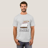 Hilarious Honkers Geese Funny Goose Meme T-Shirt (Vorne ganz)
