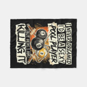 Hilarious It Player Billiards Killing Pool Quote S Fleecedecke (Vorderseite (Horizontal))