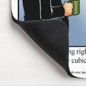 Hilarious Office Humor Mousepad Gift (Ecke)