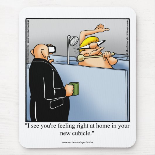 Hilarious Office Humor Mousepad Gift (Vorne)