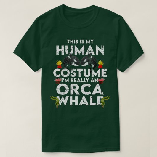 Hilarious Orca Halloween Costume  T-Shirt (Design vorne)