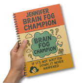Hilarious Perimenopause Brain Fog Champion Notizblock