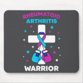 Hilarious Rheumatoid Warrior Arthritis Awareness Mousepad (Vorne)