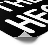 Hilarious Sayings Quotes Ideas Funny, What The Hec Poster (Ecke)