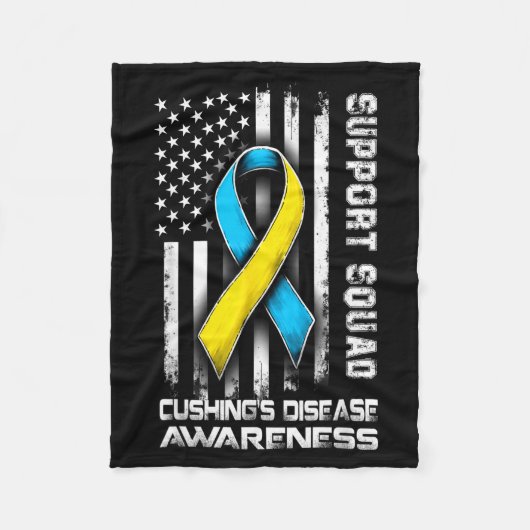Hilarious Support Disease s Squad Awareness Cushin Fleecedecke (Vorderseite)
