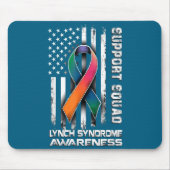 Hilarious Support Lynch Syndrome Squad Awareness Mousepad (Vorne)
