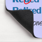 Hilarous zog sich Lehrer-Geschenke zurück Mousepad (Ecke)