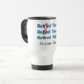 Hilarous zog sich Lehrer-Geschenke zurück Reisebecher (Vorderseite Links)