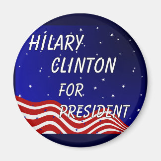 Hilary Clinton für Präsident Night Sky Magnet