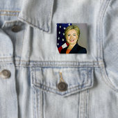 Hilary Clinton Memorabilia - Schaltfläche für digi Button (Beispiel)