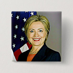 Hilary Clinton Memorabilia - Schaltfläche für digi Button