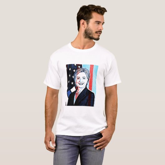 Hilary Clinton Memorabilia Shirt für digitale Kuns (Vorne ganz)