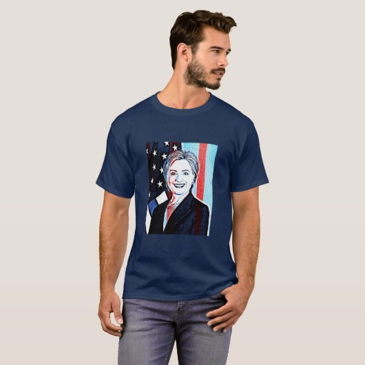 Hilary Clinton Memorabilia Shirt für digitale Kuns (Vorne ganz)