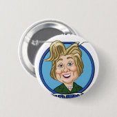 Hilary Clinton Wahl 2016 Button (Vorne & Hinten)