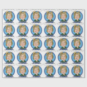 Hilary Clinton Wahl 2016 Geschenkpapier (Flach)