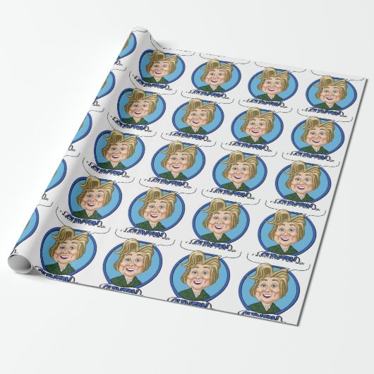 Hilary Clinton Wahl 2016 Geschenkpapier (Ungerollt)