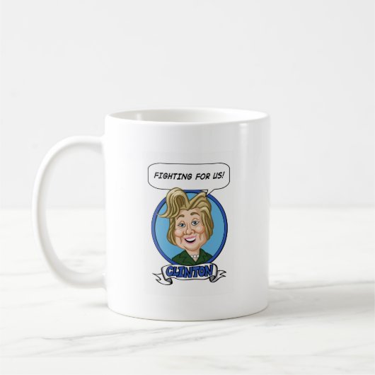 Hilary Clinton Wahl 2016 Kaffeetasse (Links)