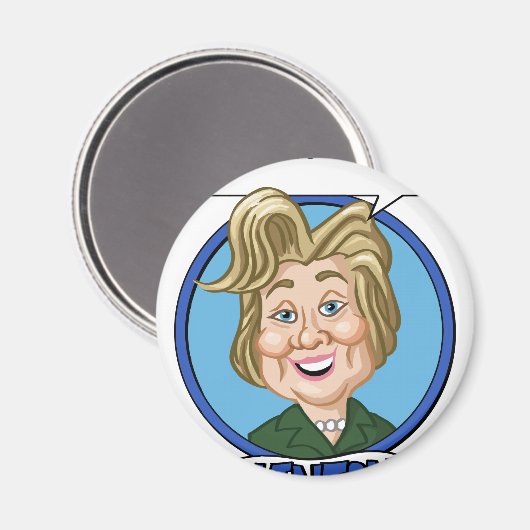 Hilary Clinton Wahl 2016 Magnet (Vorderseite/Rückseite)