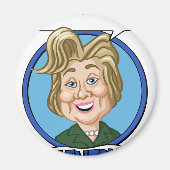 Hilary Clinton Wahl 2016 Magnet (Vorne)