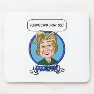 Hilary Clinton Wahl 2016 Mousepad