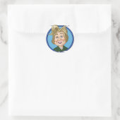 Hilary Clinton Wahl 2016 Runder Aufkleber (Tasche)