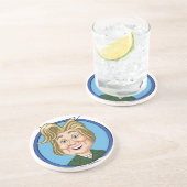 Hilary Clinton Wahl 2016 Sandstein Untersetzer (Seite)